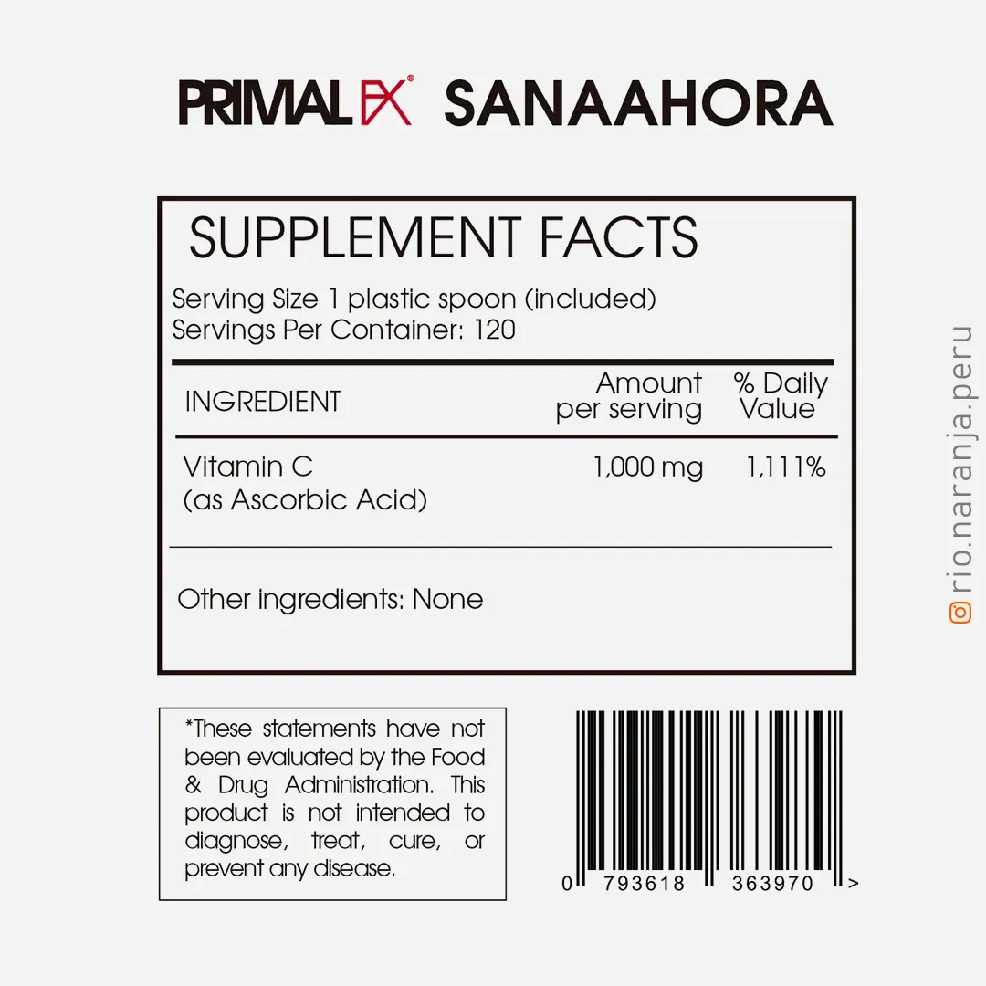 VIT C | Puede estimular la generación de colágeno nuevo y sano | 240 g - Imagen 2