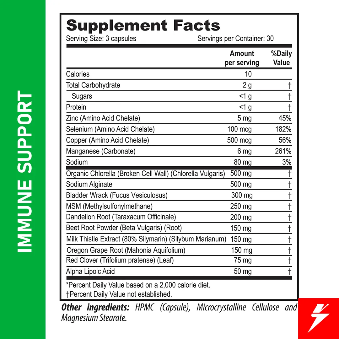 Immune Support | Ayuda al sistema inmune | 90 cápsulas - Imagen 2