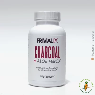 Charcoal + Aloe Feroz o Carbón Activado con Aloe ayuda al cuerpo a salir de metales pesados