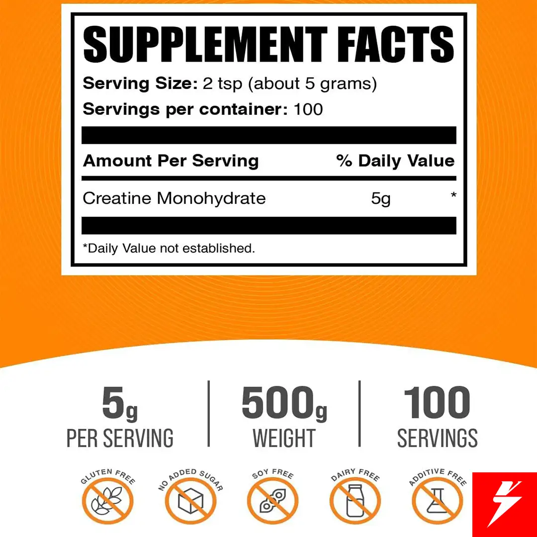 Creatina Monohidratada Micronizada | 500 g - Imagen 2