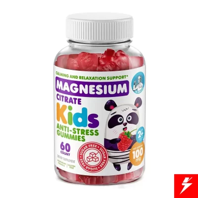 Citrato de magnesio en gomitas para niños