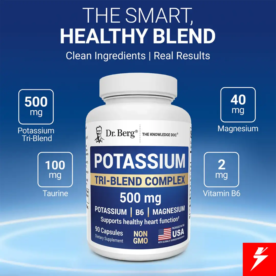 Potasio | Complejo de triple mezcla | 500 mg | 120 cápsulas - Imagen 3